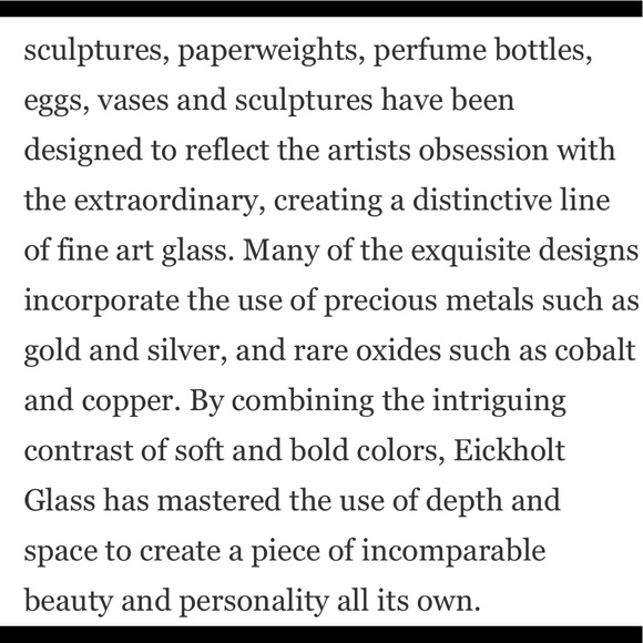 ❌SOLD❌EICKHOLT ART GLASS COLLECTOR EGG PAPERWEIGHT - Picture 16 of 16